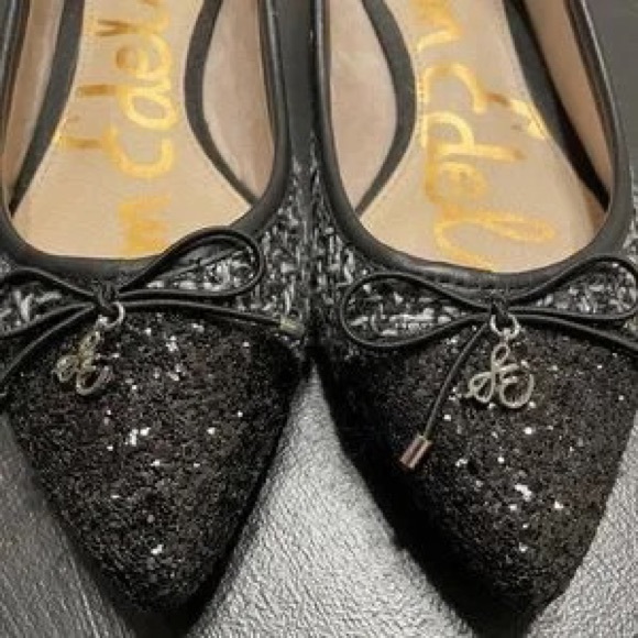 Sam Edelman Lilly Glitter Tweed pointed flats Size 8.5 - Picture 8 of 8